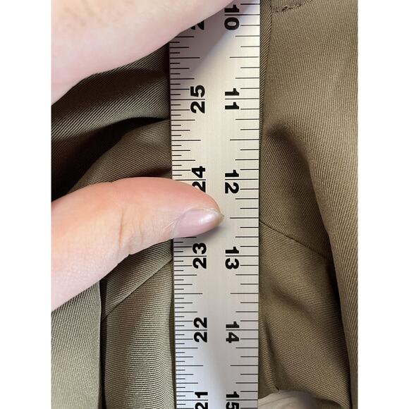 Kenneth Cole Reaction Pants Mens 40x32 Taupe Soft Operator Dress Flat Front - Picture 5 of 11